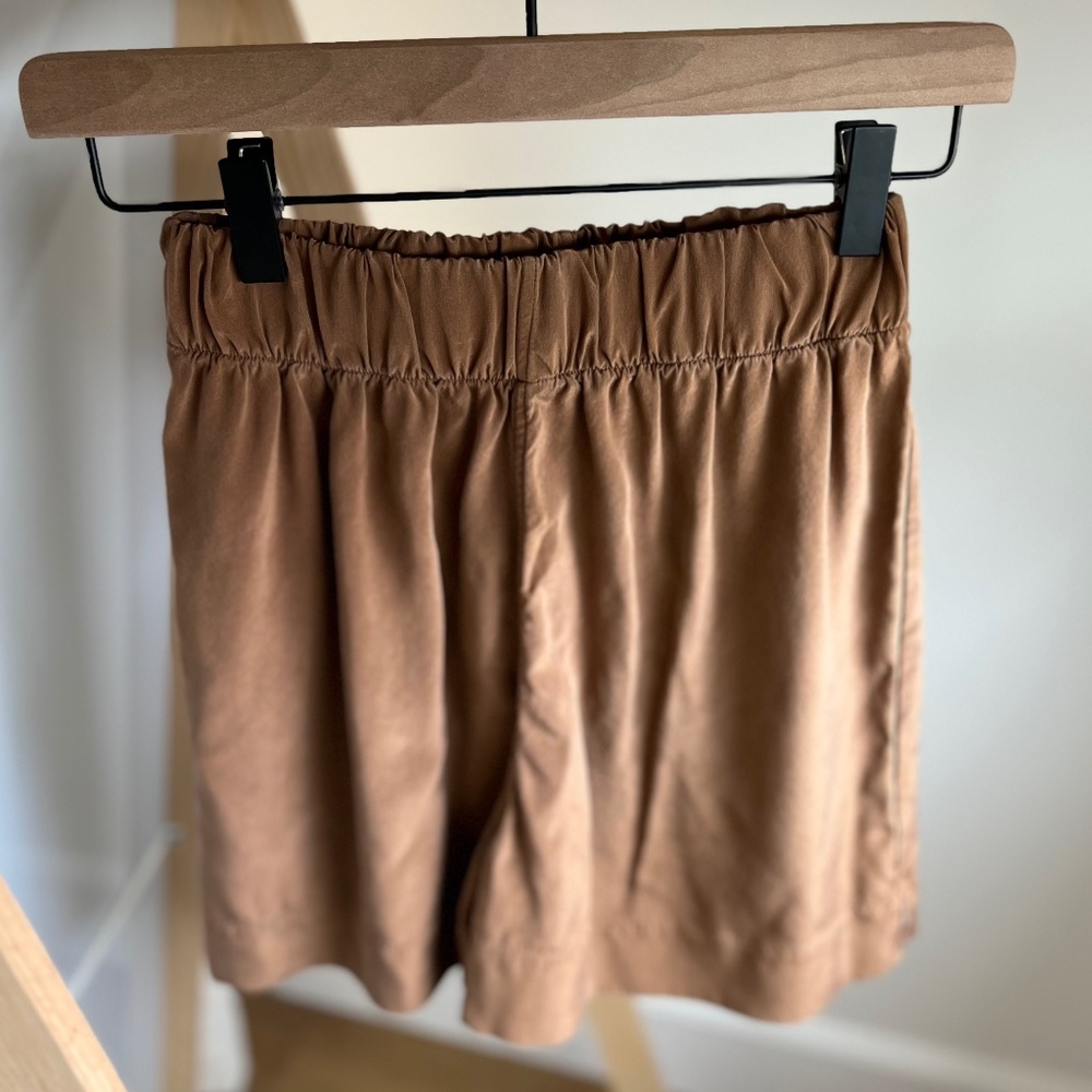 Elizabeth Suzann Florence shorts in silk crepe moss